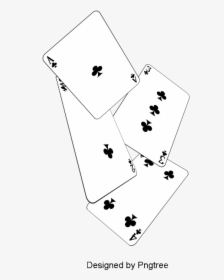 Poker Clipart Vector Art - Playing Cards Falling Png, Transparent Png, Transparent PNG