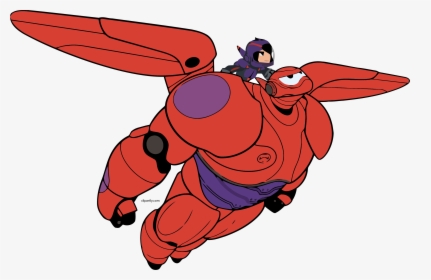 Transparent Fly Clipart - Baymax And Hiro Flying, HD Png Download, Transparent PNG