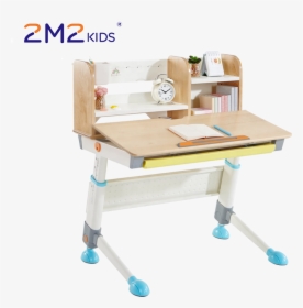 2m2kids Elfin Study Desk Top Grade Solid Wood Children - Kids Adjustable Study Desk, HD Png Download, Transparent PNG