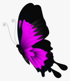 Pink Flying Butterfly Png - Red Butterfly Png Transparent, Png Download, Transparent PNG