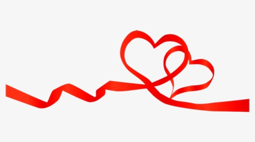 Clip Art For Free Download - Transparent Background Ribbon Heart Png, Png Download, Transparent PNG