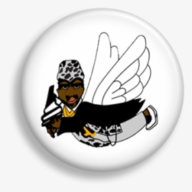 Flying Monk Pin - Cartoon, HD Png Download, Transparent PNG