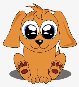 Puppy, Cute, Adorable, Digital, Cartoon, Dog, Animal - Puppy Cute Cartoon Dog, HD Png Download, Transparent PNG
