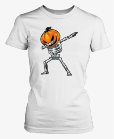 Dabbing Skeleton Pumpkin Halloween Shirt - Don T Play Tag I Been, HD Png Download, Transparent PNG