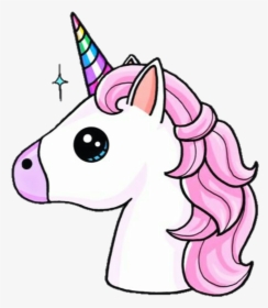 Cute Unicorn Png - Easy Unicorn Drawing, Transparent Png, Transparent PNG