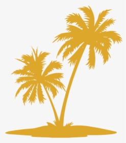 Transparent Cuban Cigar Clipart - Palm Trees Silhouette Vector, HD Png Download, Transparent PNG