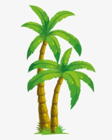 The Gallery For Gt Palm Tree Icon Png Trees Clip Art - Vector Transparent Coconut Tree, Png Download, Transparent PNG