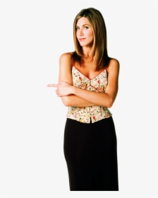 Jennifer Aniston Pointing Left - Jennifer Aniston Png, Transparent Png, Transparent PNG