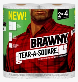 Brawny Tear A Square, HD Png Download, Transparent PNG