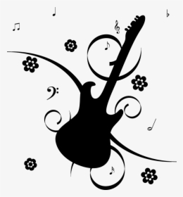Transparent Clipart Note De Musique - Guitarra Imagenes De Notas Musicales, HD Png Download, Transparent PNG