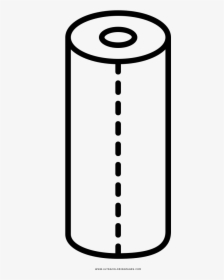 Paper Towels Coloring Page - Kitchen Paper Roll Icon, HD Png Download, Transparent PNG