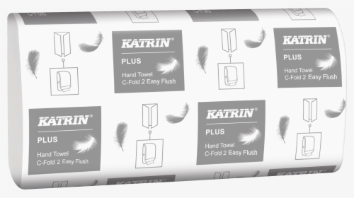 Katrin Plus C-fold 2ply White Paper Towels - Katrin Plus C Fold 2, HD Png Download, Transparent PNG