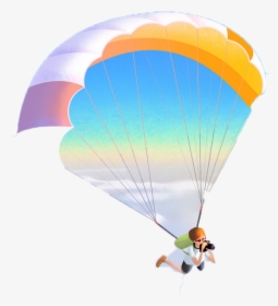 Parachuting Parachute Paragliding Flight Parasailing - 滑翔 傘 素材, HD Png Download, Transparent PNG