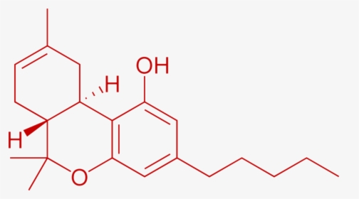 Transparent Thc Molecule Png - Delta 8 Tetrahydrocannabinol, Png Download, Transparent PNG