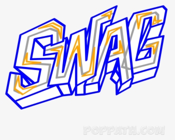 Graffiti Drawing Word Art - Swag Graffiti Drawing, HD Png Download, Transparent PNG