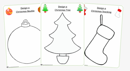 Christmas Art Design Sheets - Christmas Tree, HD Png Download, Transparent PNG