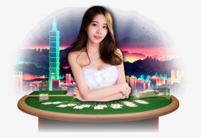 Sexy Casino Girl Png, Transparent Png, Transparent PNG