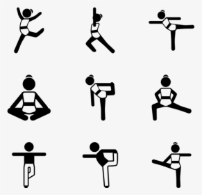 Pilates Icons Free Transparent Background, HD Png Download, Transparent PNG