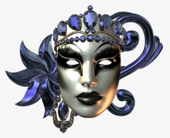 Carnival Mask - Clipart Masquerade Masks Transparent Backgrounds, HD Png Download, Transparent PNG