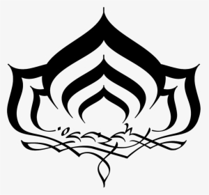 Lotus Clipart Yoga Symbol - Warframe Lotus Symbol, HD Png Download, Transparent PNG