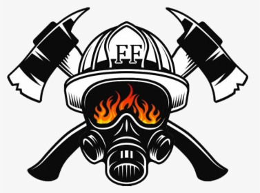 Firefighter S Helmet Firefighting Fire Department - Firefighter Helmet Logo, HD Png Download, Transparent PNG