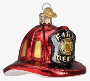 Glass Christmas Ornaments - Firemans Hat, HD Png Download, Transparent PNG