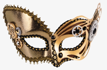 Neo-venetian Half Mask - Neo Victorian Mask, HD Png Download, Transparent PNG