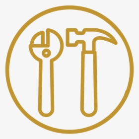 Tools-gold - Calligraphy, HD Png Download, Transparent PNG