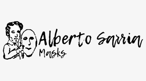 Alberto Sarria Masks - Calligraphy, HD Png Download, Transparent PNG