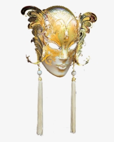 Gold Masquerade Mask Transparent Background, HD Png Download, Transparent PNG