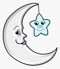 Sun Moon Stars Drawing At Getdrawings - Moon And Star Drawing, HD Png Download, Transparent PNG