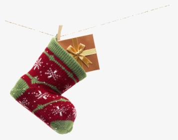 Stocking Vector Sock - Christmas Stocking, HD Png Download, Transparent PNG