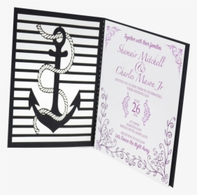 Unique Designs Lace Satin Ribbon Tamil Wedding Invitation - Paper, HD Png Download, Transparent PNG