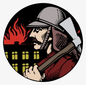 Plate,helmet,firefighter - Firefighter Clipart, HD Png Download, Transparent PNG