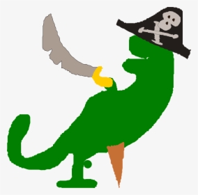 Pirates Clipart Dinosaur - Pirate Dinosaur Clipart, HD Png Download, Transparent PNG