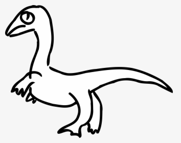 Sad Dino Clip Arts - Velociraptor Diagram, HD Png Download, Transparent PNG