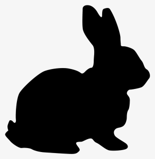 Rabbit Silhouette Png, Transparent Png, Transparent PNG