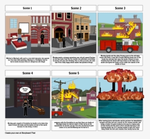 Fire Station Burns Down Comics, HD Png Download, Transparent PNG