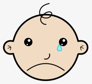 Serious Baby Svg Clip Arts - Sad Baby Clipart, HD Png Download, Transparent PNG