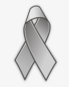 Ribbon Awareness Lace Free Picture - Brain Cancer Go Gray, HD Png Download, Transparent PNG