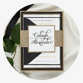 Glitter Wedding Invitations - Picture Frame, HD Png Download, Transparent PNG