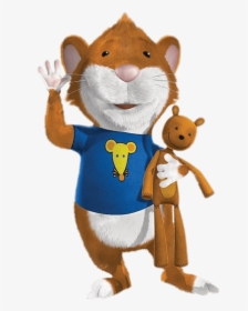 Tip The Mouse Waving And Holding Teddy - Tip The Mouse Png, Transparent Png, Transparent PNG
