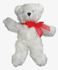 Plush Bear White - Teddy Bear, HD Png Download, Transparent PNG