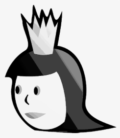 Transparent Princess Crown Png - Simple Picture Of Queen, Png Download, Transparent PNG