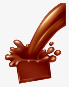 Chocolate Milk Splash Png Download - Chocolate Milk Splash Png, Transparent Png, Transparent PNG