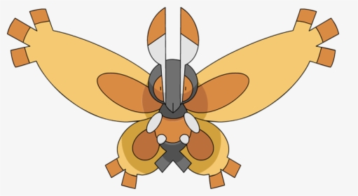 Black And Yellow Butterfly Pokemon, HD Png Download, Transparent PNG