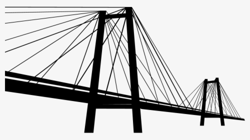 Cable Stayed Bridge Clipart, HD Png Download, Transparent PNG