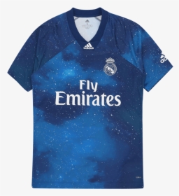 Blue Real Madrid T Shirt, HD Png Download, Transparent PNG