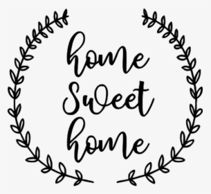 Home Sweet Home Laurel Wreath - Christmas Bow Svg, HD Png Download, Transparent PNG