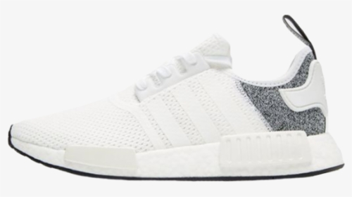 Adidas Nmd R1 White Grey Jd Exclusive    Title Adidas - Adidas Nmd White Grey, HD Png Download, Transparent PNG